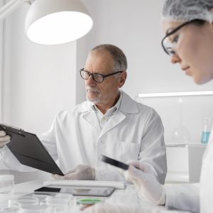 colleagues-laboratory-doing-experiments